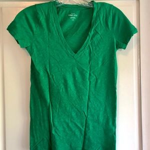 J Crew Vintage Cotton V Neck Tee